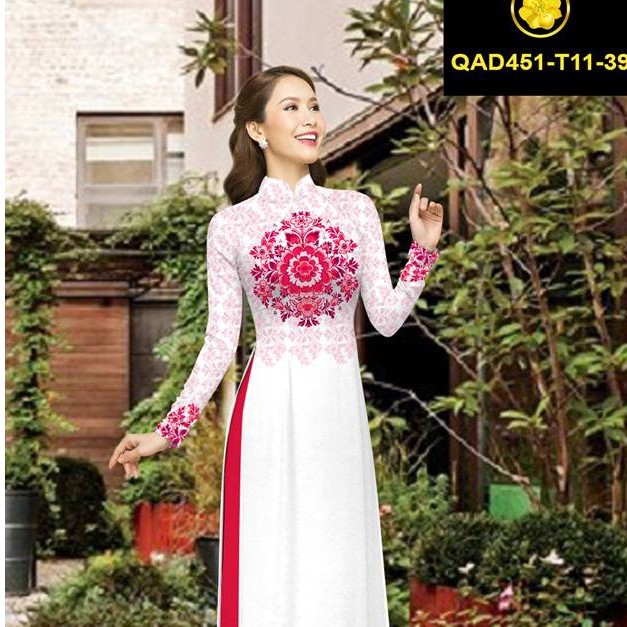Vải Áo Dài Tằm Ý, Lụa Nhật, Thái Tuấn QAD451