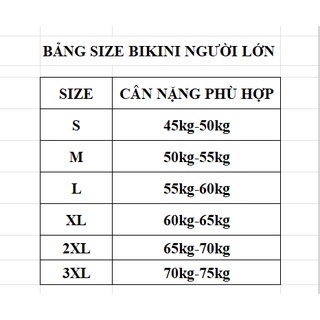 BỘ BIKINI PHỐI BÈO DỄ THƯƠNG