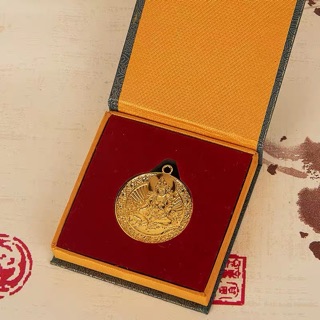 MẶT ĐEO LIÊN HOA SANH ĐỒNG 3.5CM