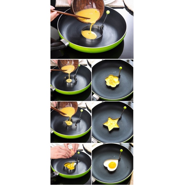 Khuôn chiên trứng ốp la tạo hình