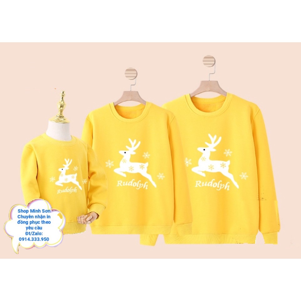 🍁💟🌴HOT VIDEO ÁO NỈ TUẦN LỘC RUDOLPH ĐI CHƠI NOEL, ÁO NỈ ĐÔI SWEATER LOẠI 1 ĐỦ MÀU ĐỦ SIZE | BigBuy360 - bigbuy360.vn