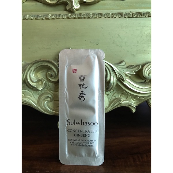 5 gói  Kem mắt nhân sâm Sulwhasoo concentrated Ginseng Renewing Eye Cream Ex | BigBuy360 - bigbuy360.vn