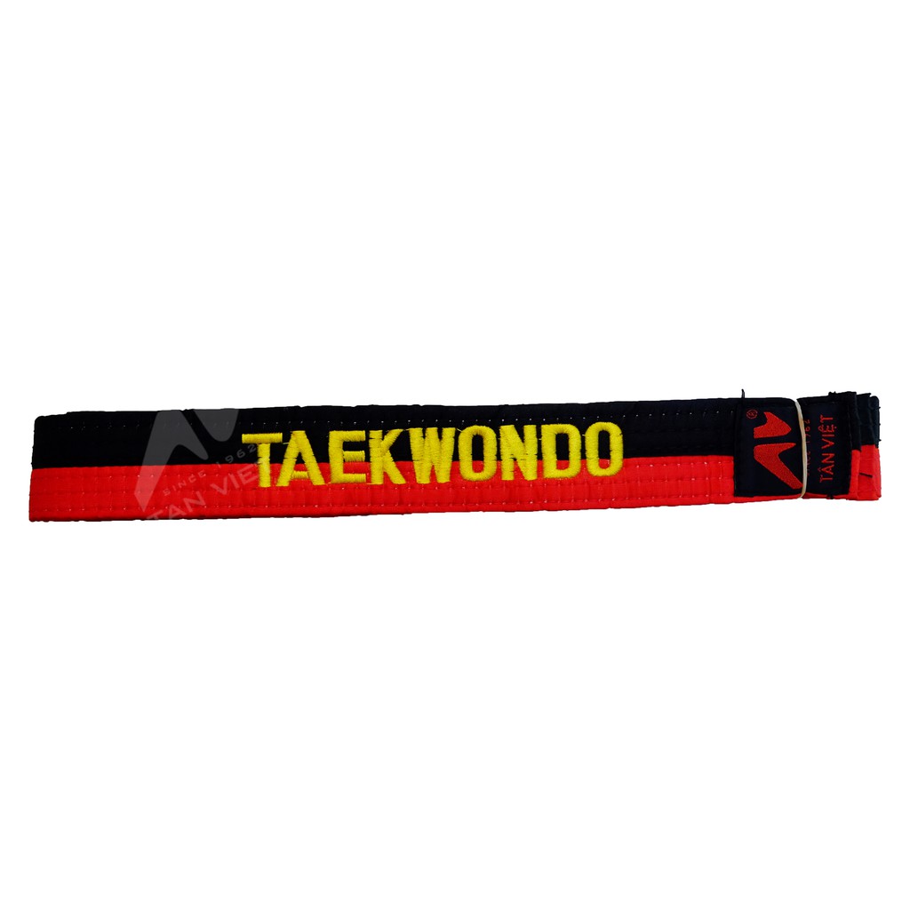 ĐAI ĐỎ ĐEN TAEKWONDO (LOẠI DÀY)