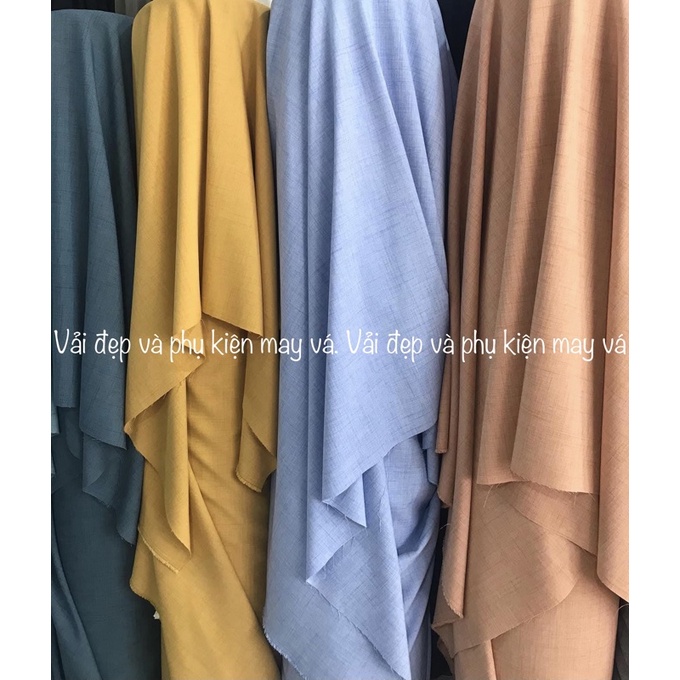 Vải Đũi Thái - Đũi Lạnh Loại 1 - may Váy Vest Công sở