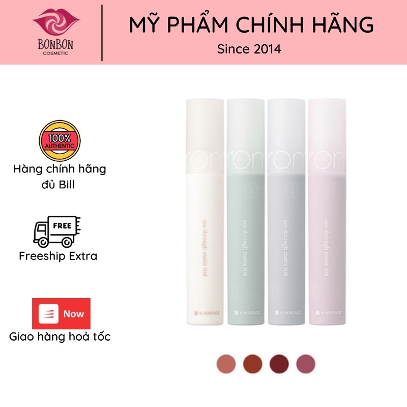 [MỚI NHẤT] son ROMAND see through matte tint bản hanbok