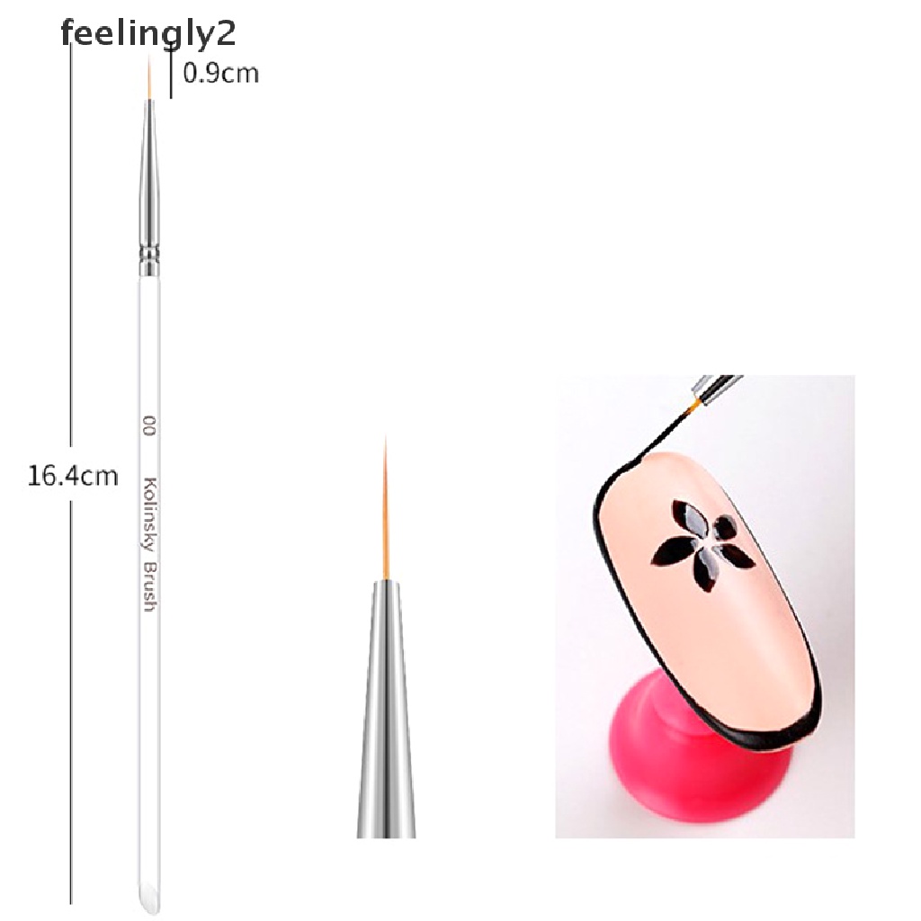 [Hàng mới về] Set 3 cọ vẽ trang trí móng tay nghệ thuật chuyên nghiệp