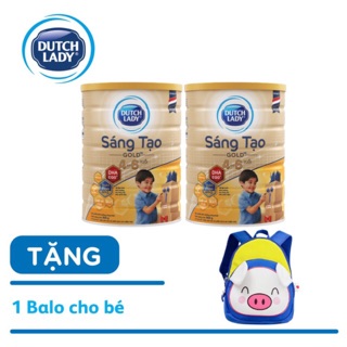 (HCM) Combo 2 lon Sữa Bột Dutch Lady Gold Sáng Tạo 900g( tặng quà)