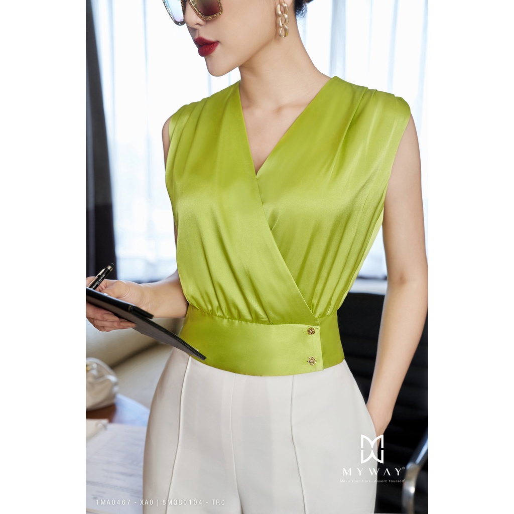 Áo Nữ Đi Chơi MY WAY Chất Liệu Lụa Mát Cao Cấp 1MA0467