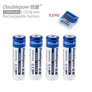 Bộ 4 pin sạc aa 1200mah doublepow