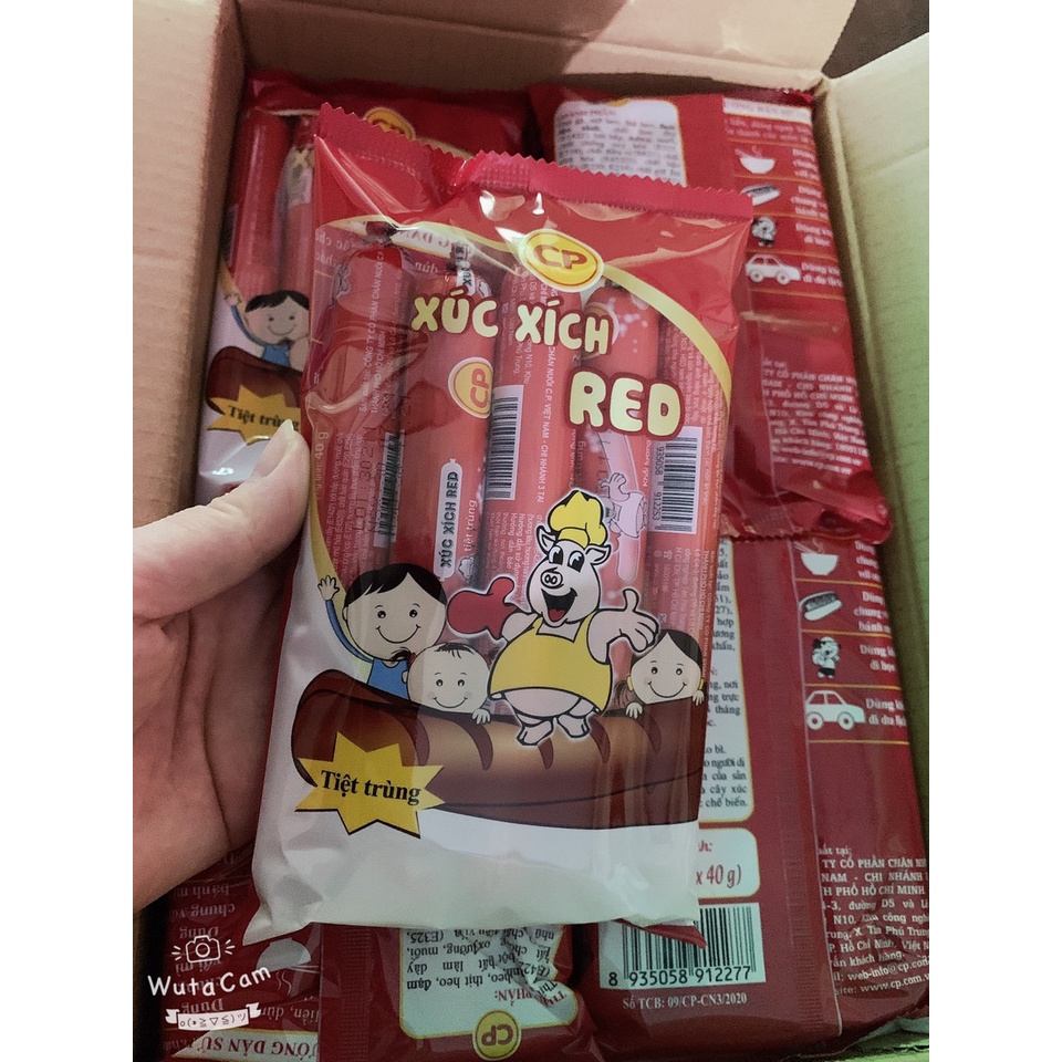 Xúc xích red tiệt trùng 5 cây 200g