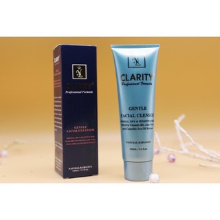 Sữa rửa mặt Clarity nhãn hiệu xanh trắng da
