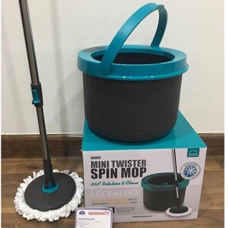 Bộ lau nhà lock&lock mini twister spin mop xoay 360 độ hpp 345
