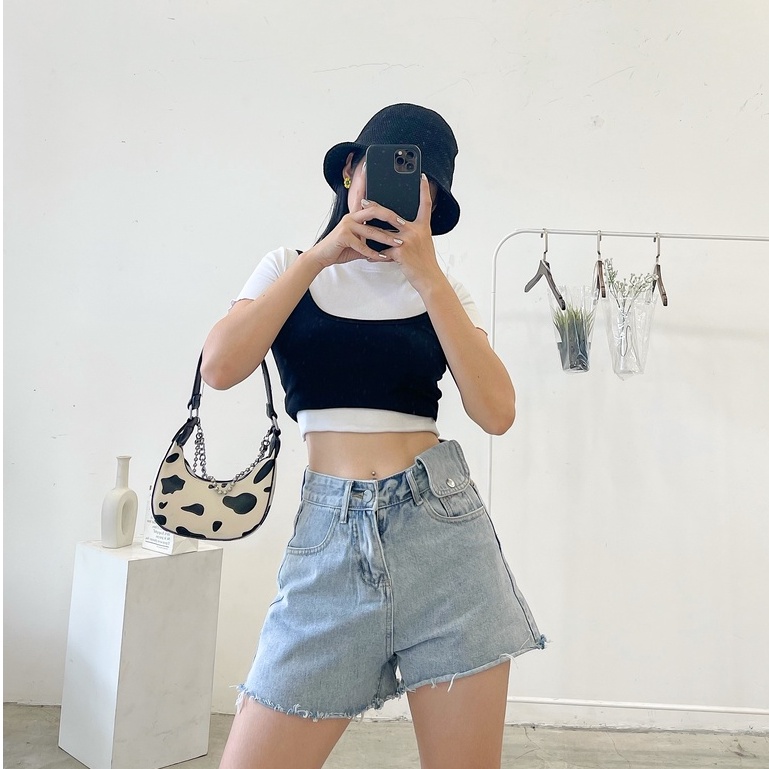 [ Miều ] Quần ngắn jean mã 9903