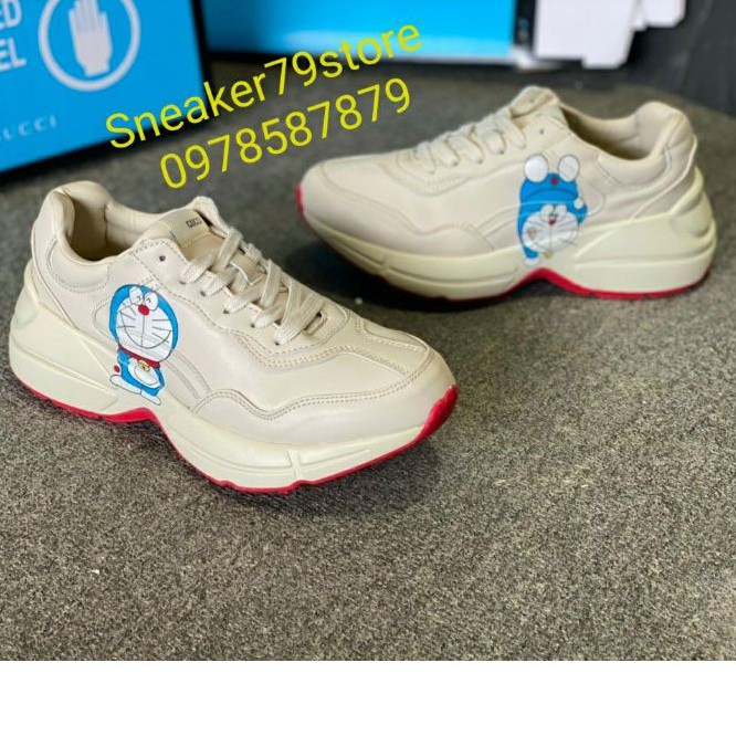 Giày Doraemon x Gucci Women's 21 [Authentic - Chính Hãng - FullBox] Hình Ảnh Sàn Phẩm Độc Quyền Tại Sneaker79store