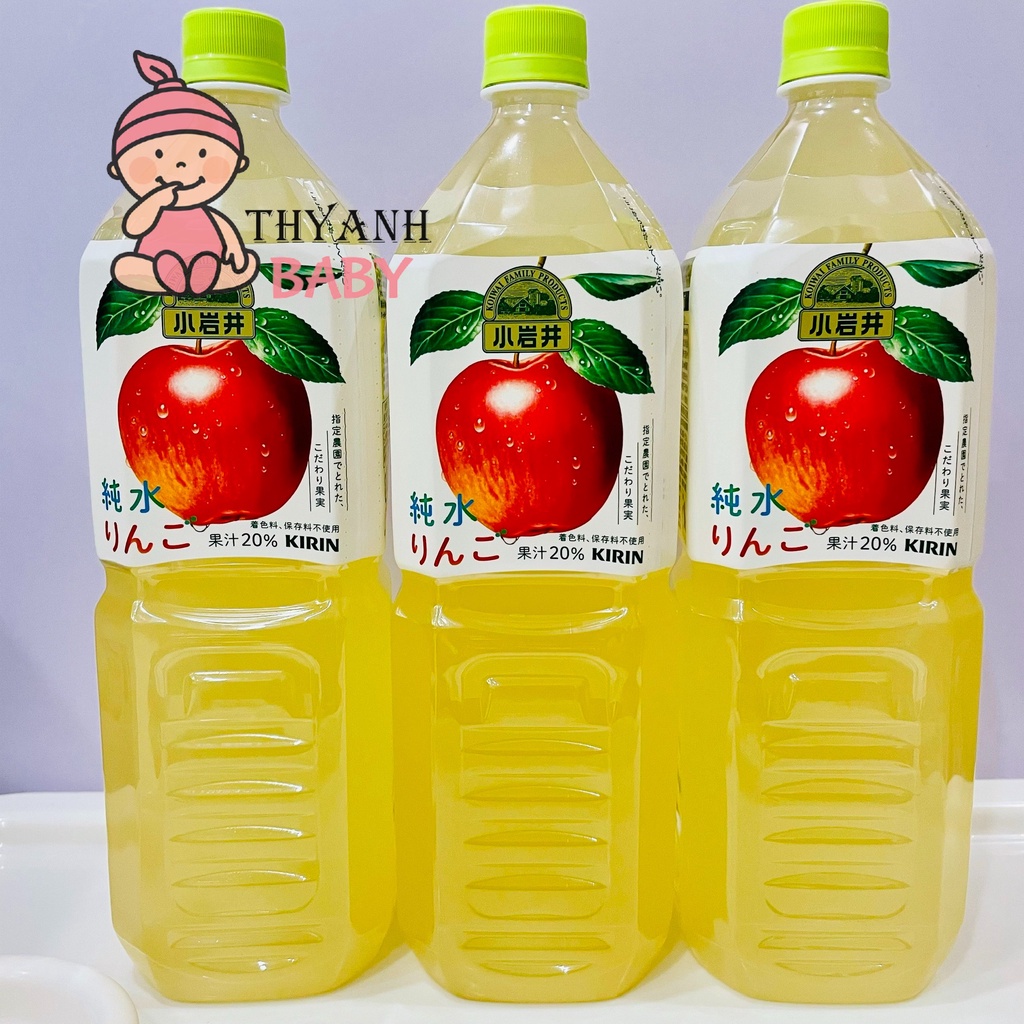 Nước ép táo Kirin tinh khiết Nhật Bản 1.5 lít (Date 8/2022)