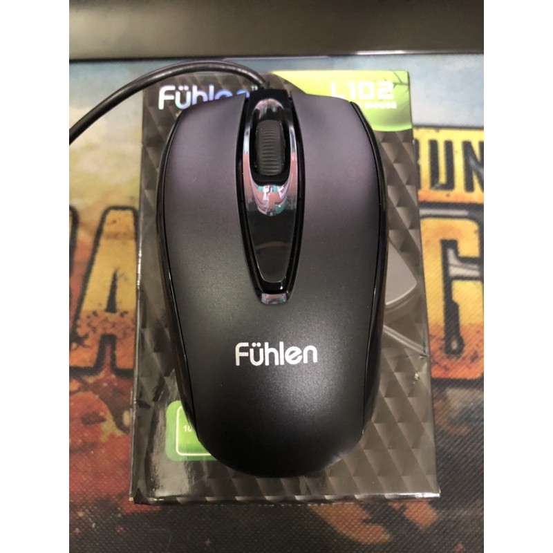 Chuột Fuhlen L102 Optical Black USB