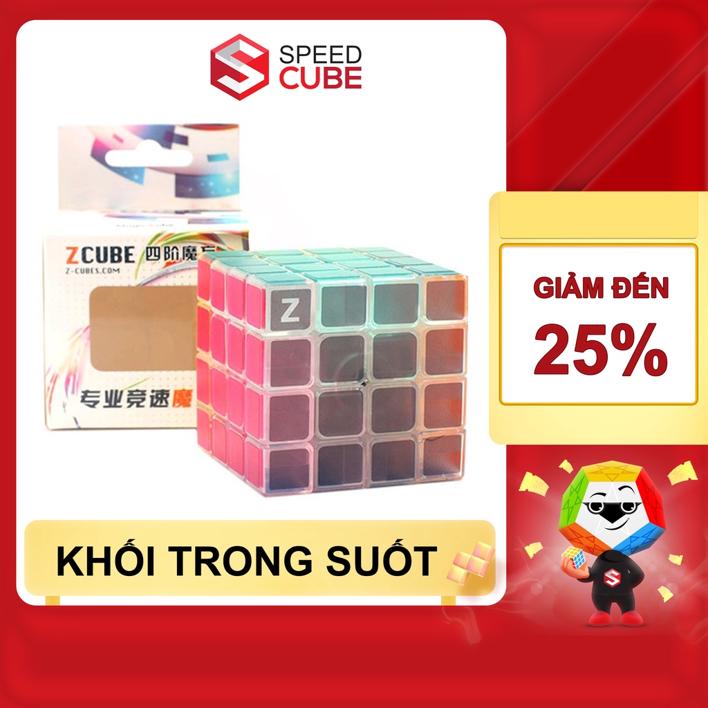 Rubik 2x2 4x4 Trong Suốt Z-Cube Transparent - Shop Speed Cube