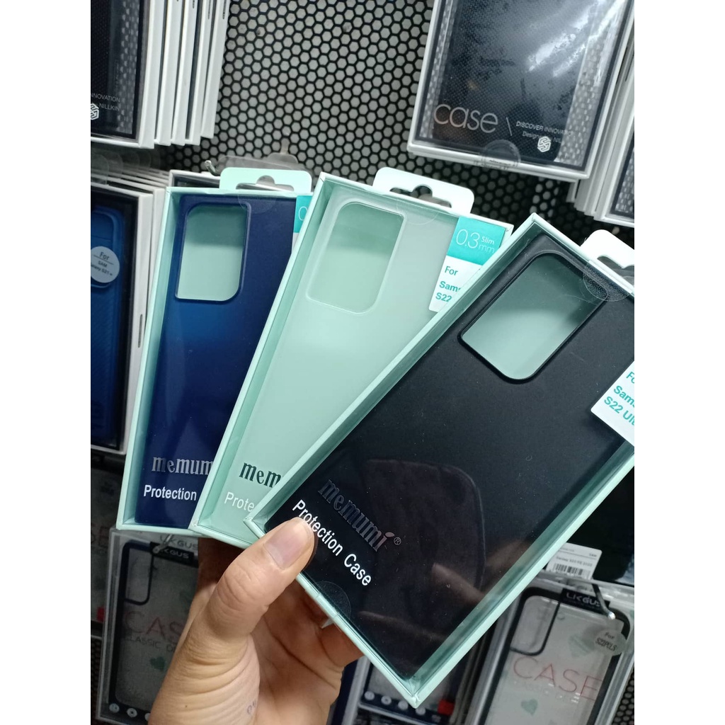 Ốp lưng Samsung S22 Ultra Siêu mỏng Chính hãng MEMUMI