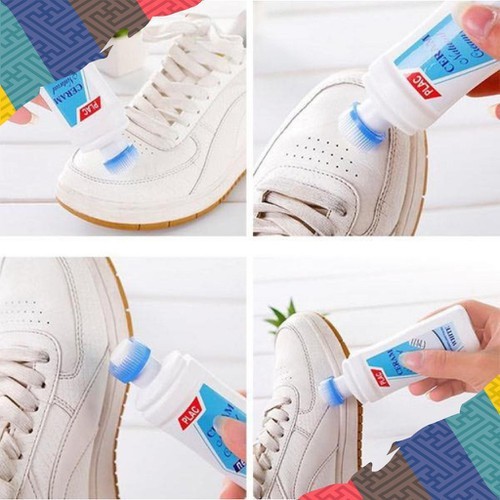 Lọ tẩy giày PLAC đầu cọ bàn chải hiệu quả (100ml)