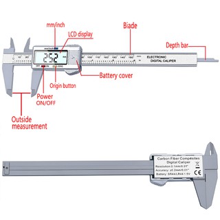 Thước đo độ dày da thuộc có màn hình LCD