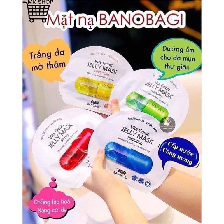 Đắp mặt nạ Vita Genic Banobagi Jelly Mask Hàn Quốc
