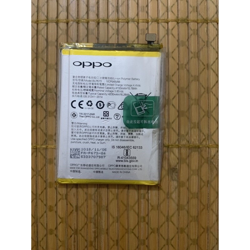 Pin Oppo A3s bóc máy