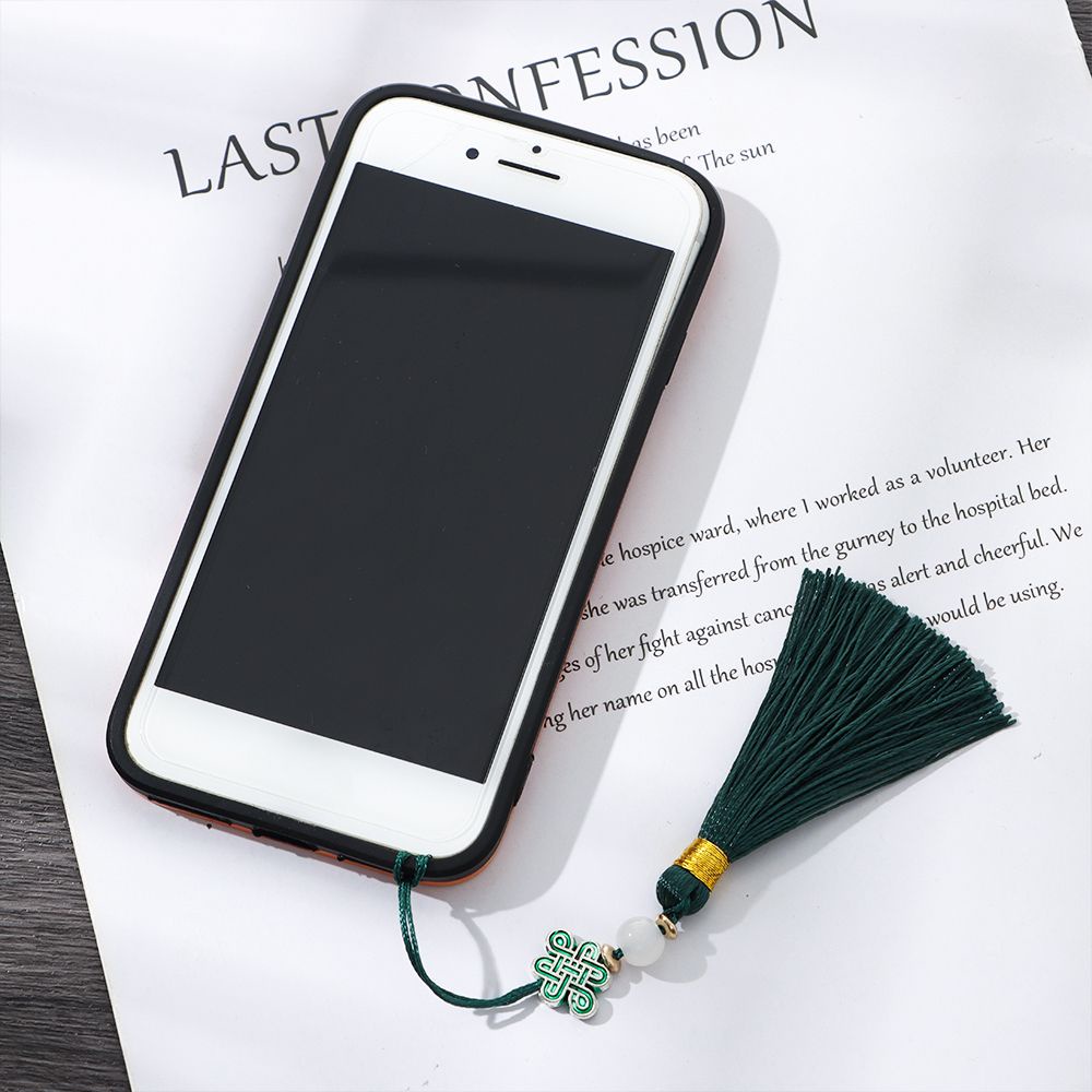 Dây tua rua treo trang trí điện thoại phong cách Trung Hoa 14cm