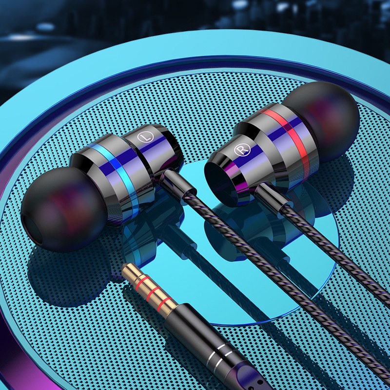 Tai nghe hợp kim/ tai nghe có dây Nhét Tai gaming Chống Ồn HIFI có mic chơi game cho Phone Điện Thoại Samsung Huawei....