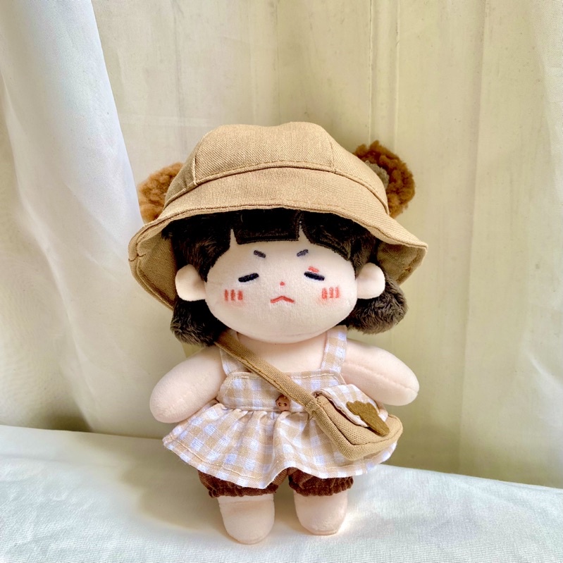 OUTFIT DOLL bộ váy áo summer bear cho doll 15cm và 20cm