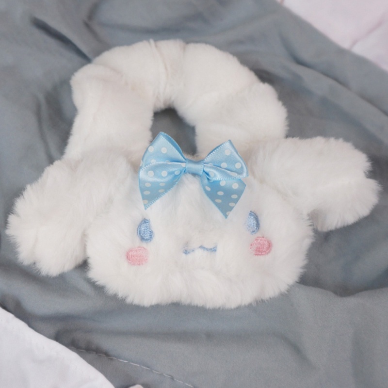 Dây Cột Tóc Co Giãn Hình Cinnamoroll Hoạt Hình Dễ Thương