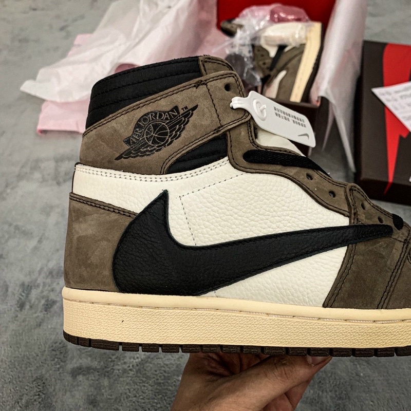 GIÀY AIR JD1 RETRO HIGH TRAVIS SCOT LAI AU [ BẢN BEST ]