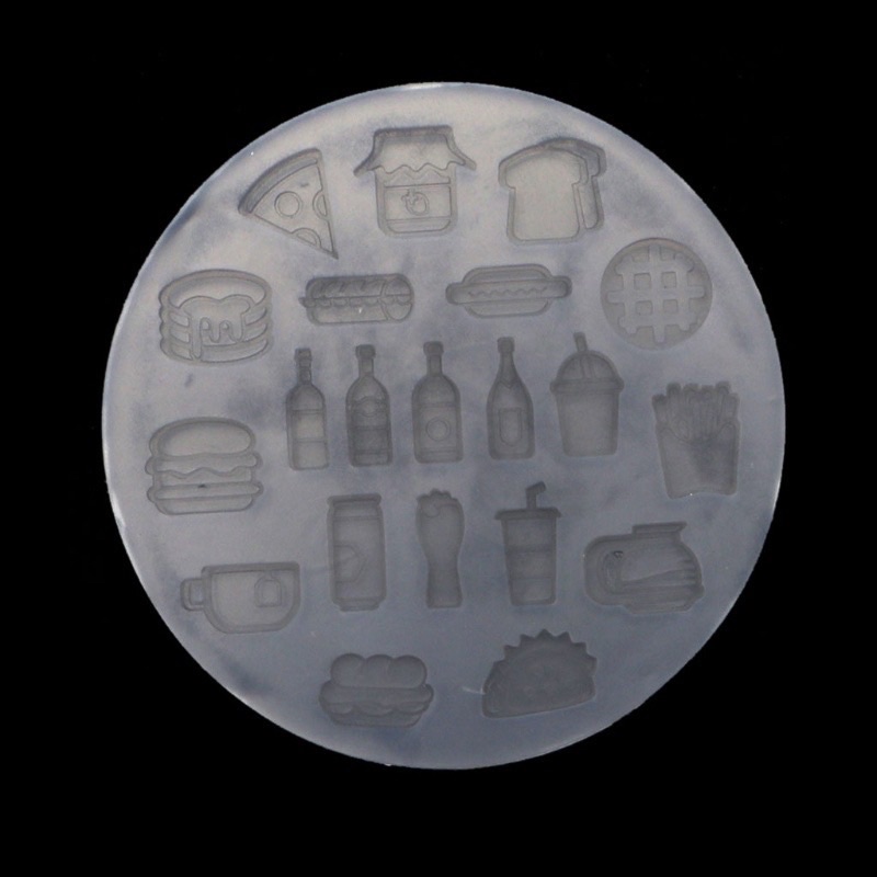 Khuôn bánh mini tổng hợp nhiều loại làm nail