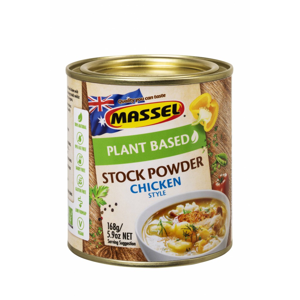 Hạt nêm Massel 100% không bột ngọt 168gr Vị gà - Massel Premium Stock Powder Chicken Style