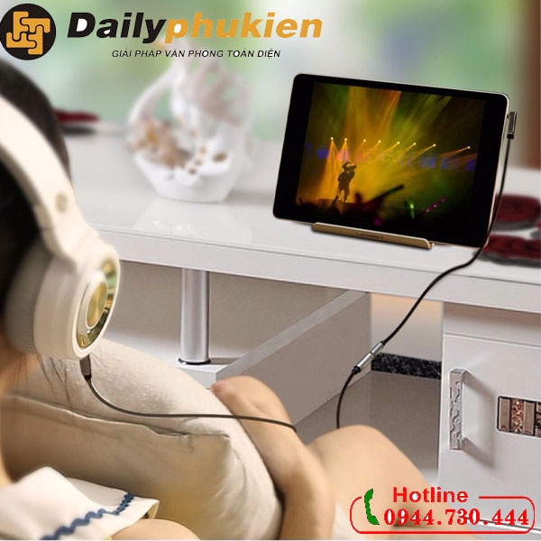 Dây nối dài 3.5mm 5m UGREEN 10538 vỏ nhôm dailyphukien