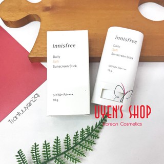 Kem chống nắng dạng thỏi Innisfree Daily Soft Sunscreen Stick SPF50+ PA++++