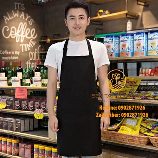 Tạp Dề Yếm Đen Đồng Phục Hàng Đẹp Gía Gốc