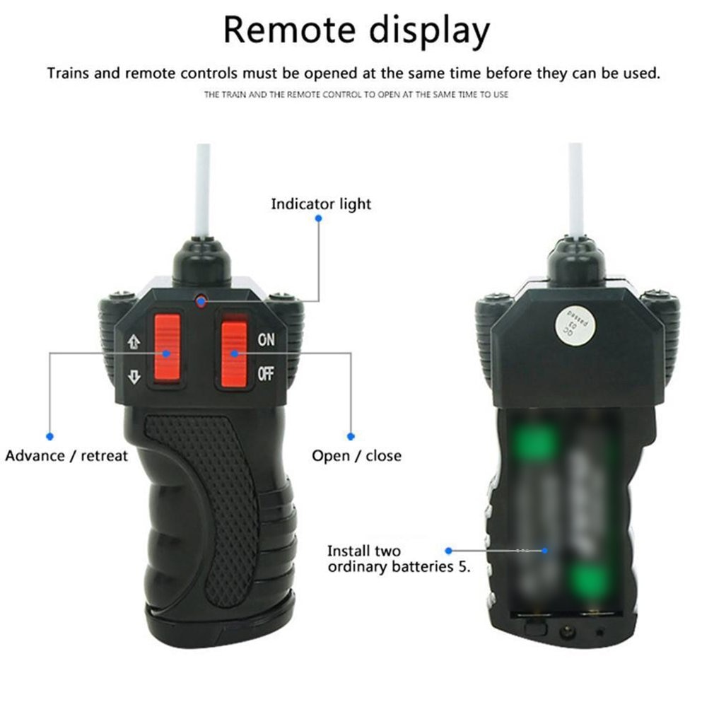 HYG Toys Tàu hỏa hợp kim điều khiển từ xa có thể phun hơi nước