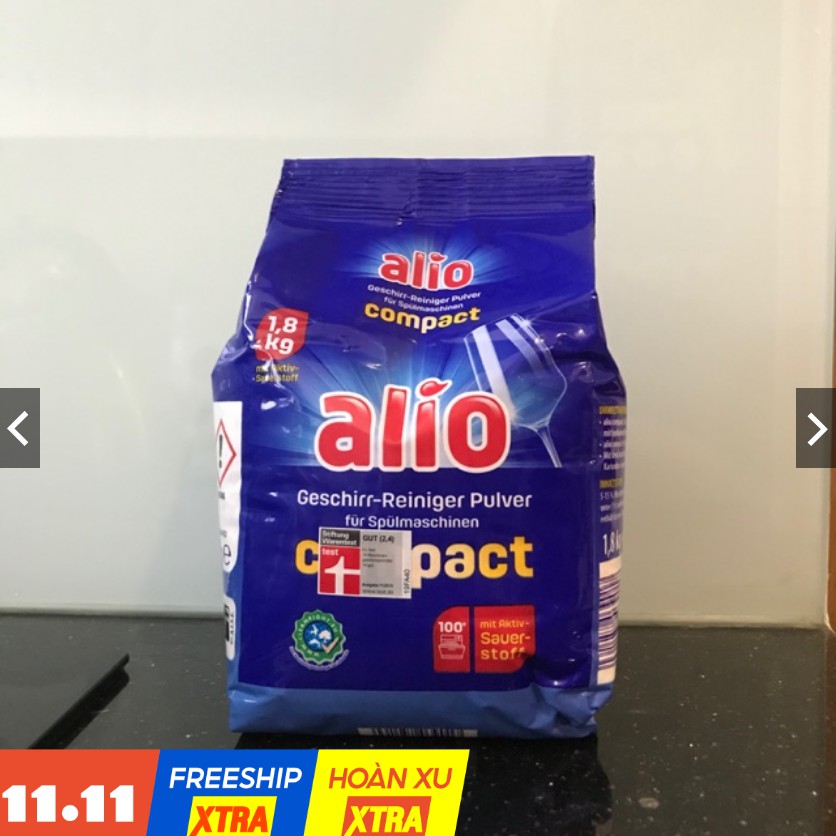 Bột rửa chén bát Alio 1.8kg nhập từ Đức( Mùi dễ chịu)