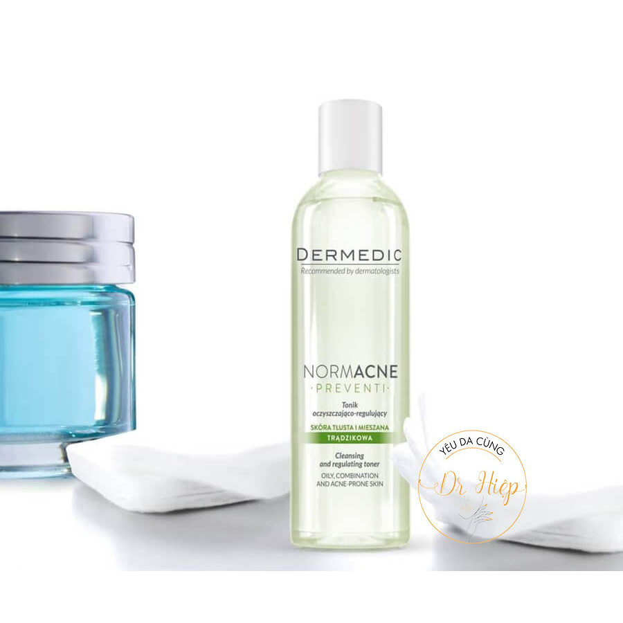 Toner làm sạch và ngăn tiết dầu DERMEDIC Normacne Cleansing And Regulating Skin 200ml dành cho da dầu | BigBuy360 - bigbuy360.vn