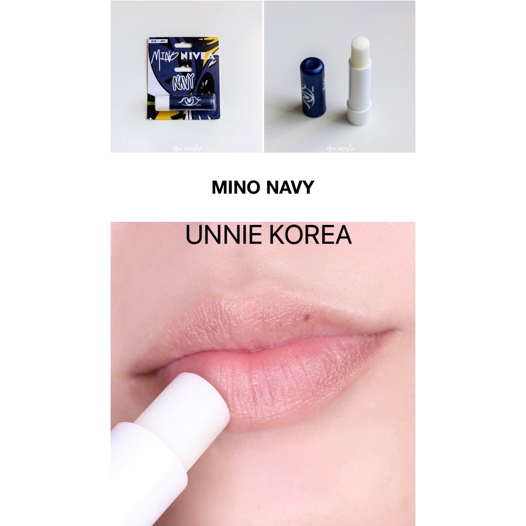 [Nivea-dưỡng môi] Son dưỡng NIVEA LIPBALM phiên bản MINO EDITION Hàn Quốc