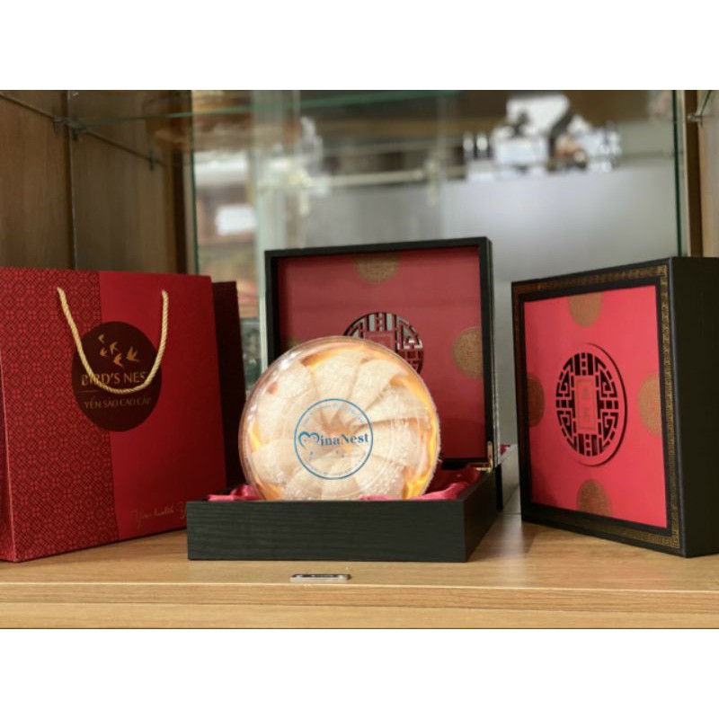 Hộp gỗ đựng yến sào làm quà biếu tặng cao cấp | BigBuy360 - bigbuy360.vn