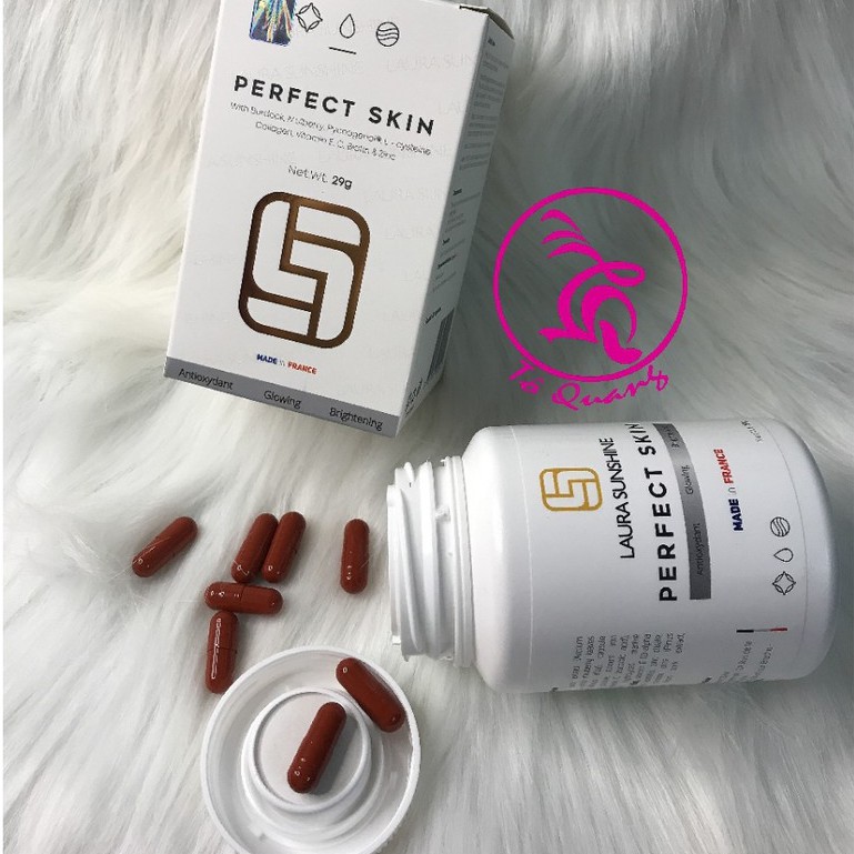 Viên uống trắng da, ngăn ngừa nám PERFECT SKIN - Laura Sunshine Nhật Kim Anh