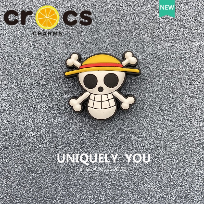 Crocs Phụ Kiện Hạt Charm Hình Nhân Vật Hoạt Hình One Piece Cho Giày crocs