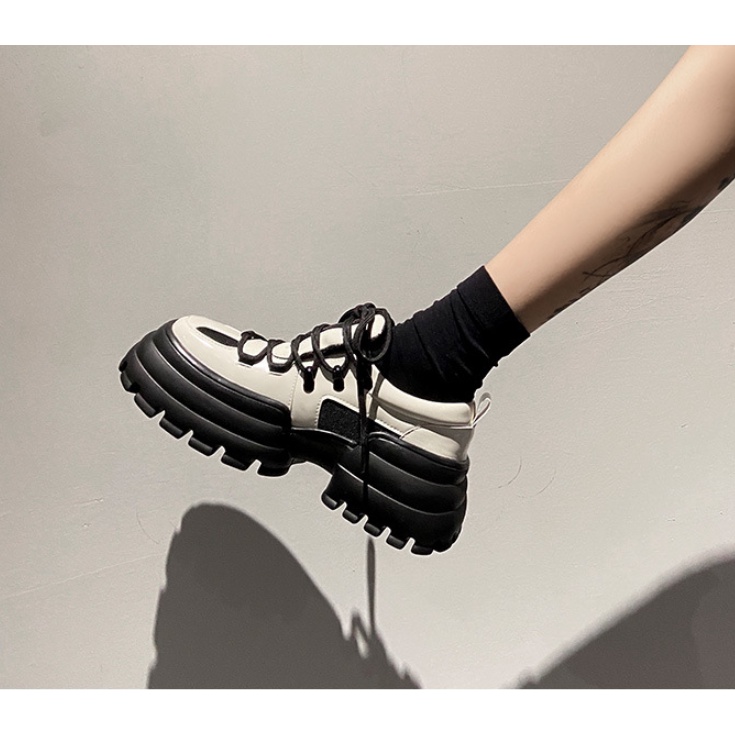 - Giày da nữ giày oxford cách điệu tăng chiều cao 7 cm độc quyền jinxstoregirls phong cách HQ