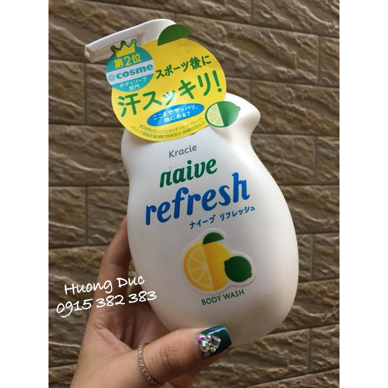 Sữa tắm cho da nhạy cảm Naive