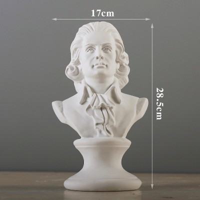 Tượng thần đồng âm nhạc Mozart 28.5cm trưng bày , trang trí nhà cửa , văn phòng