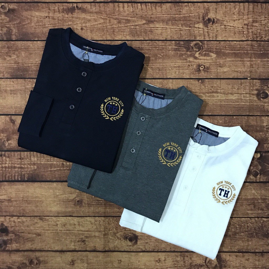 [XẢ KHO] Áo thun nam tay dài hàn quốc logo thêu cao cấp RKL028 | BigBuy360 - bigbuy360.vn