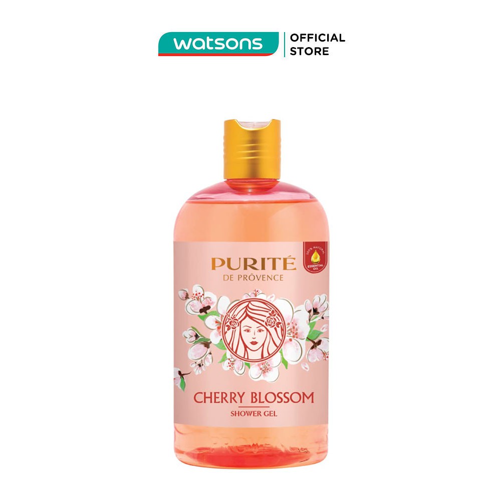 Sữa Tắm Purité Cherry Blossom Shower Gel Mềm Mịn Da Hương Hoa Anh Đào 500ml