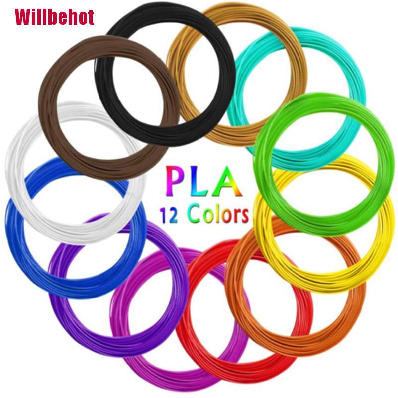 Bút Vẽ 3d 12 Màu 1.75Mm Chất Lượng Cao