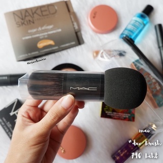 Cọ MAC 2 đầu 2in1 Fullsize kèm túi hãng đa năng tiện dụng cho phấn nền/phấn mắt/phấn má